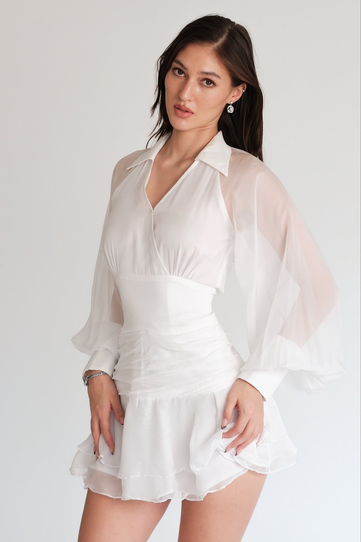 Sylvie Dress White
