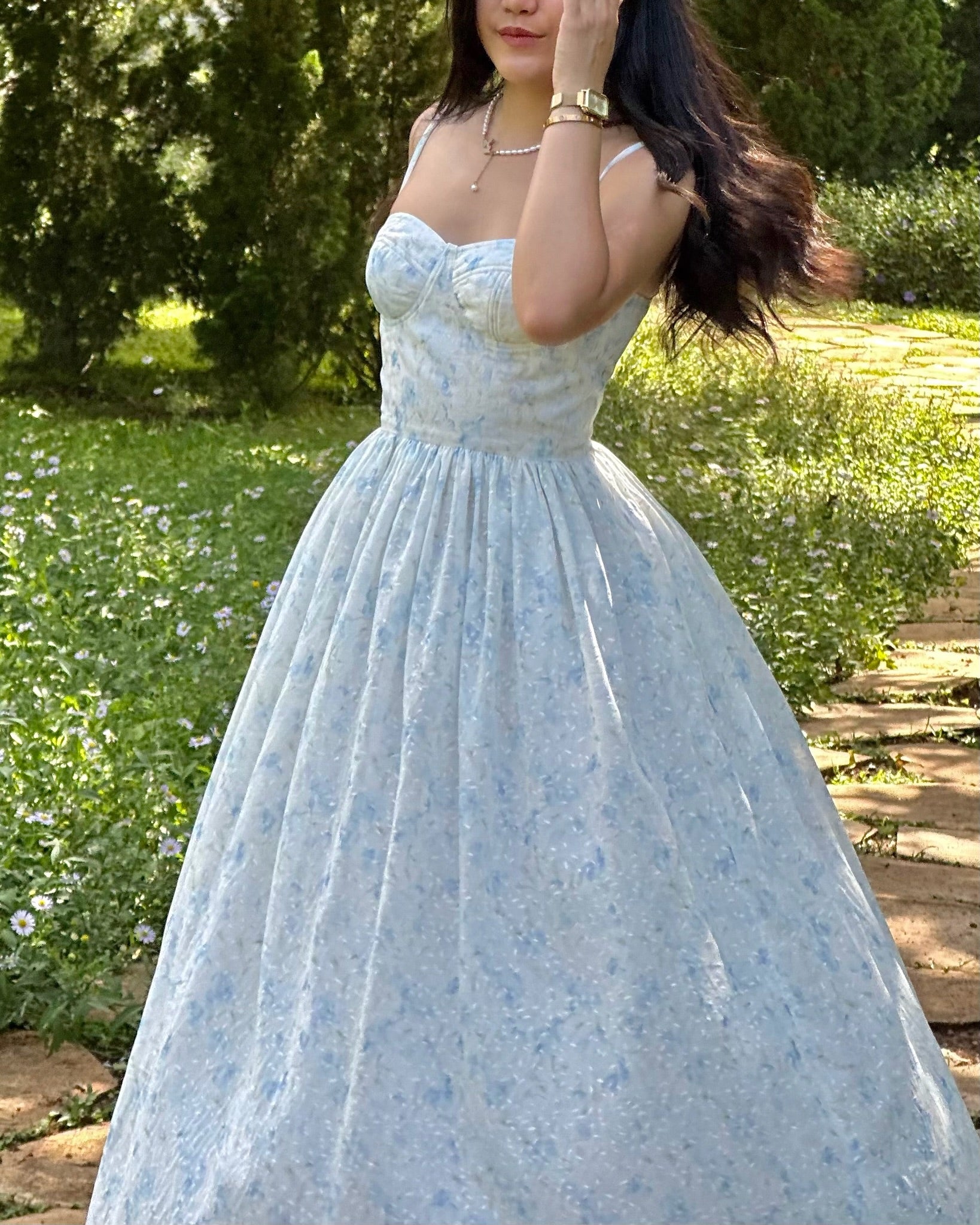 [Pre-Order] Celeste Bust Cup Maxi Dress