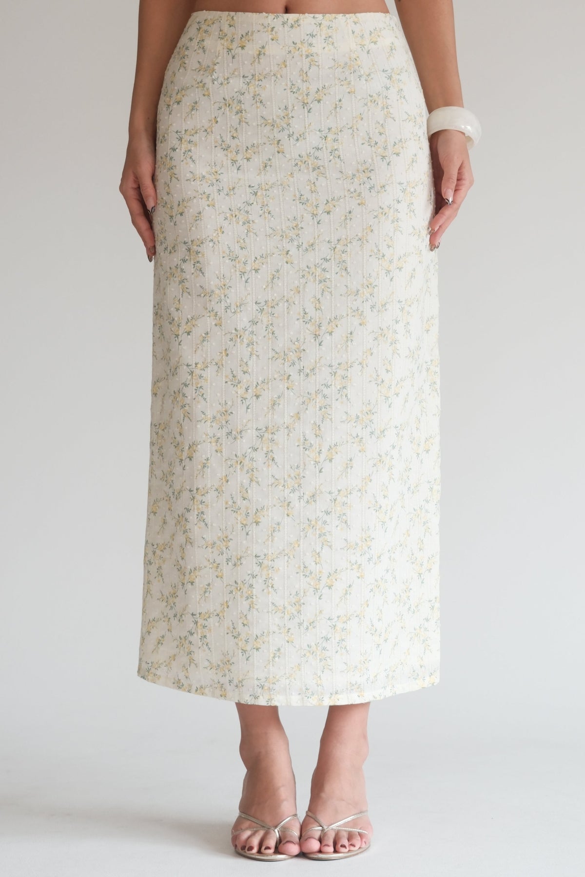 Wildflower Maxi Skirt Yellow