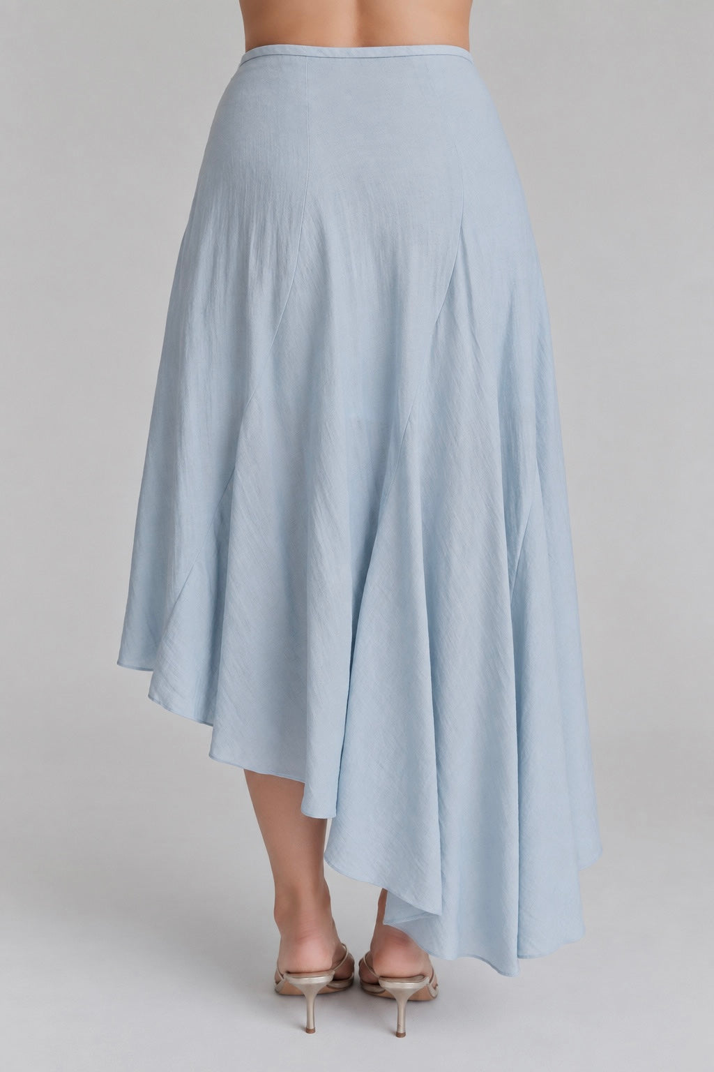 Asymmetric Skirt Blue