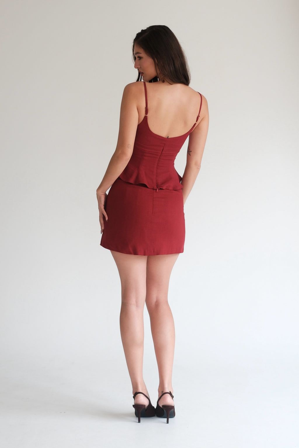 Amélie Top Burgundy