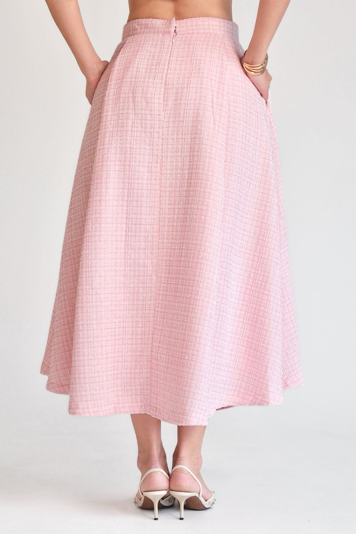 Delphine Maxi Skirt Pink