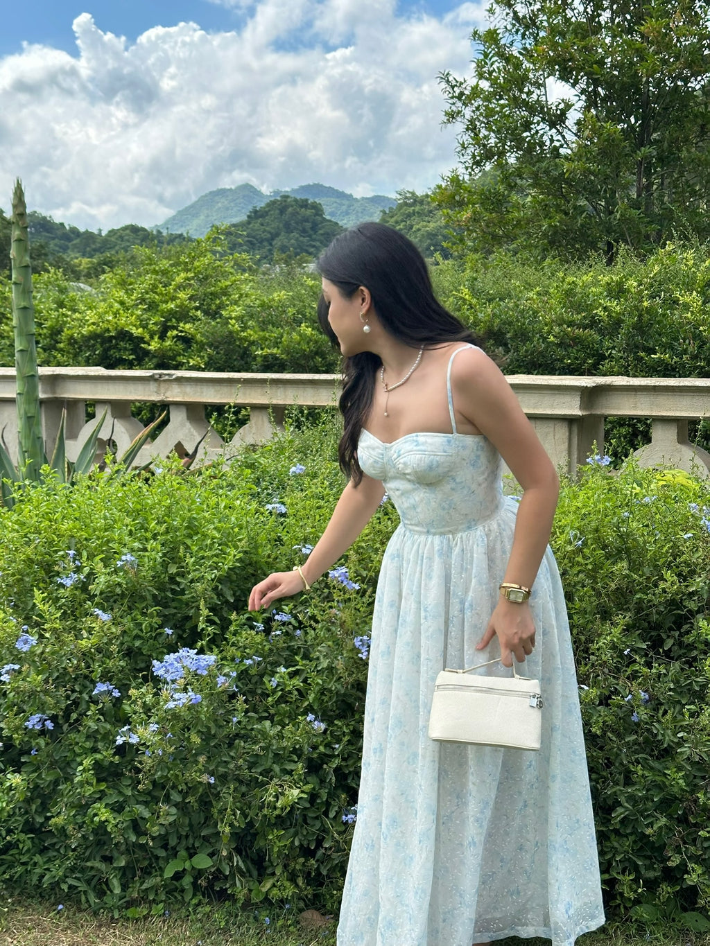 [Pre-Order] Celeste Bust Cup Maxi Dress