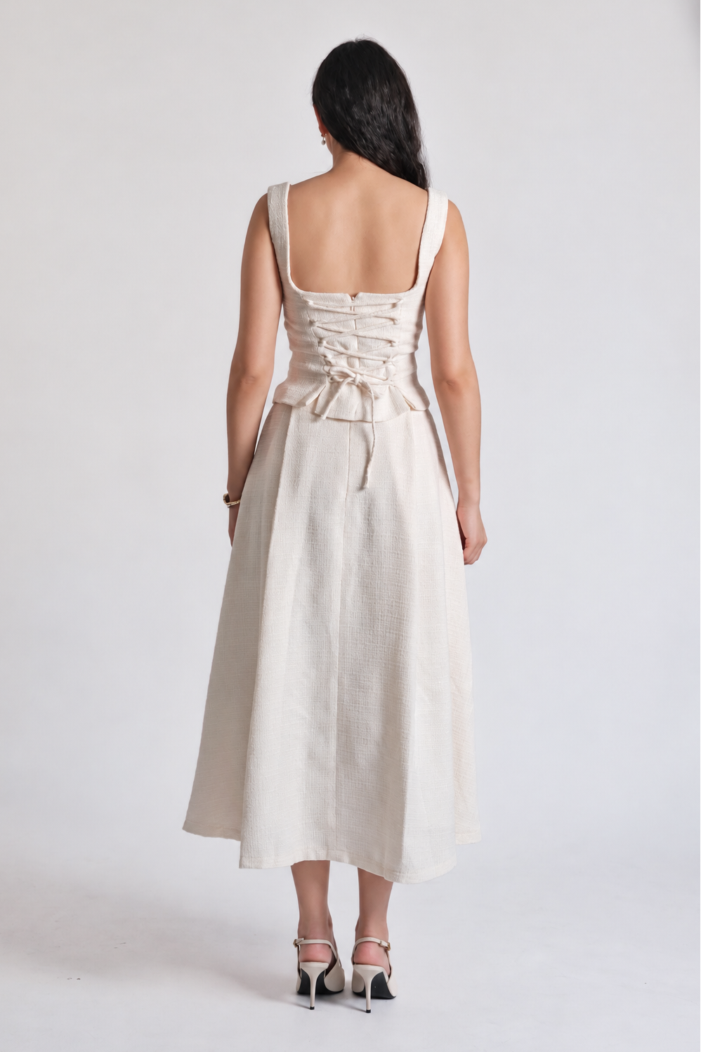 Delphine Corset Top Cream