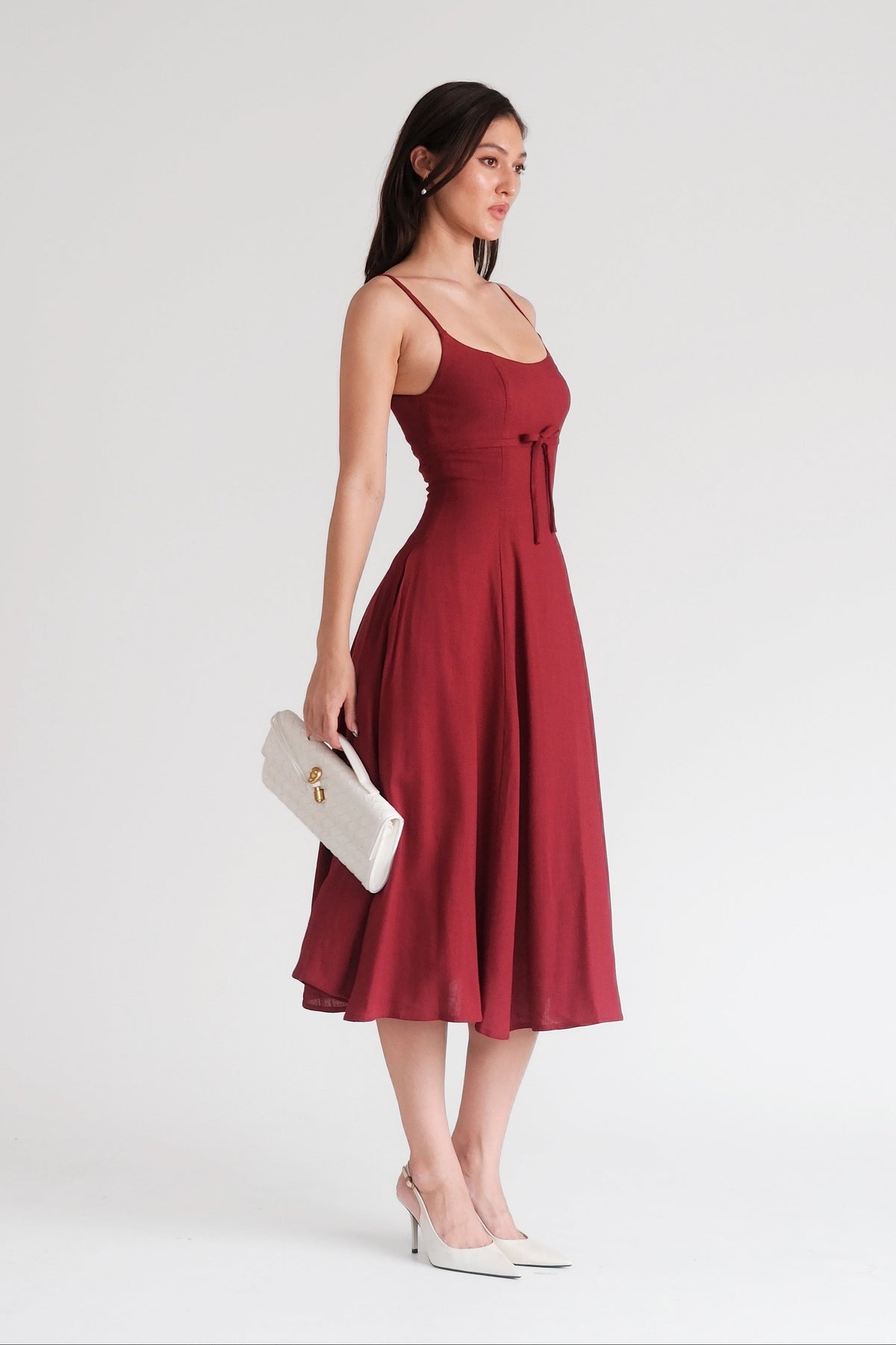 Amélie Dress Burgundy