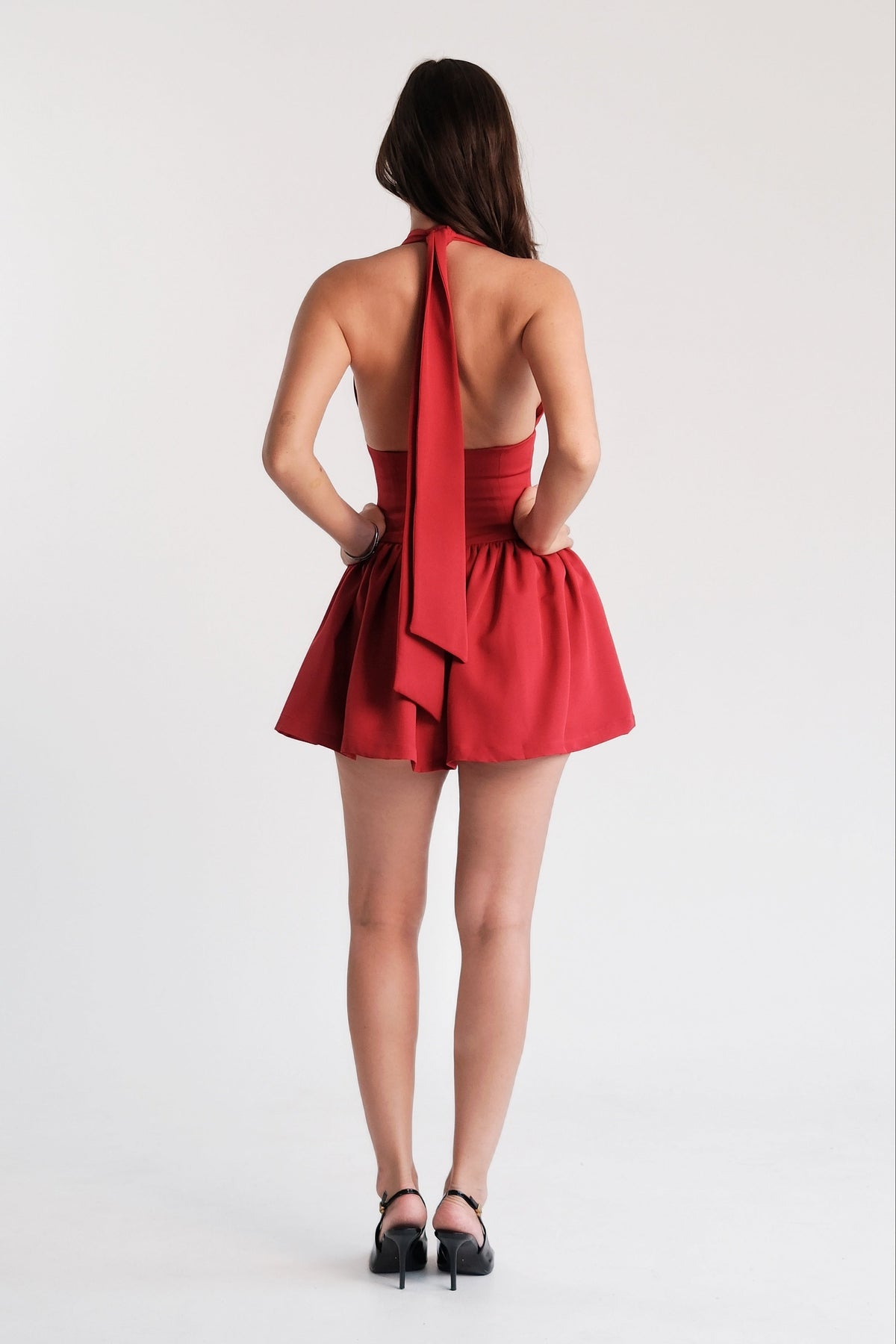 Claudia Mini Dress Red