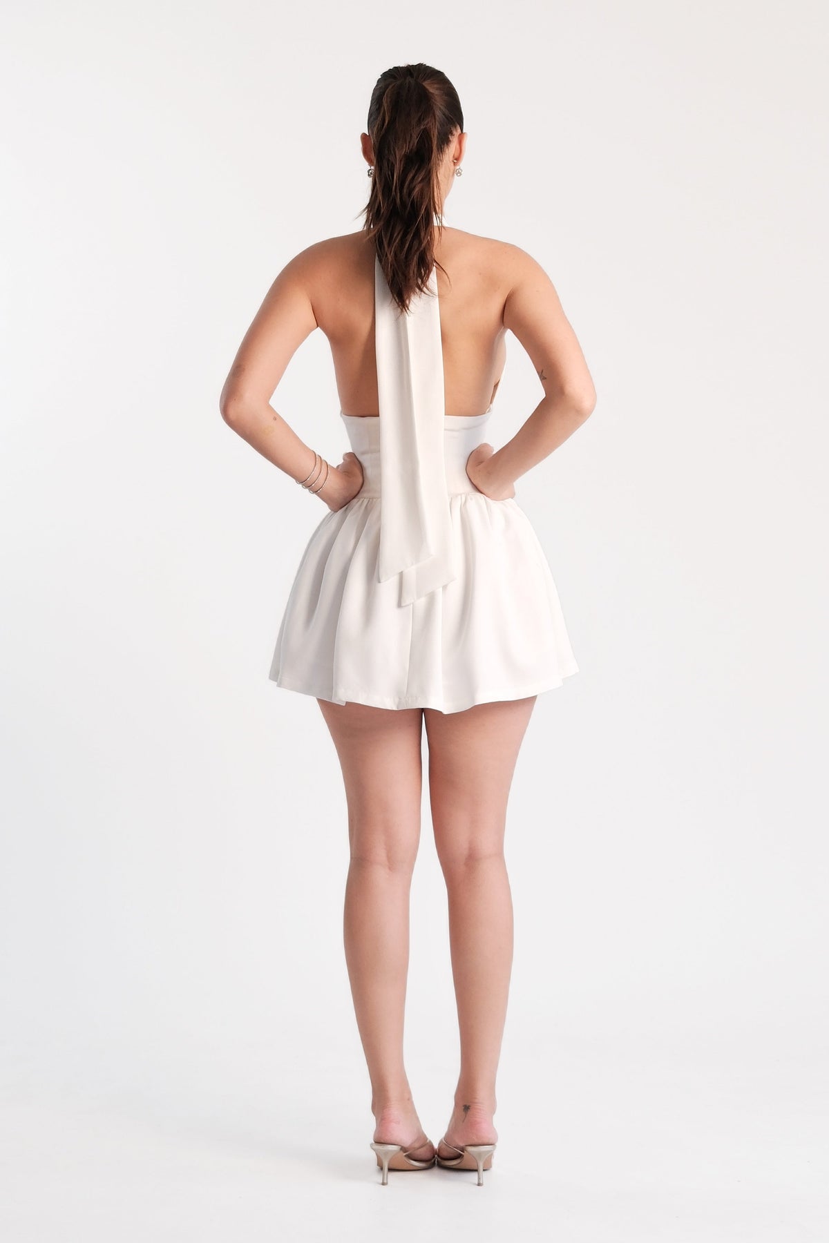 Claudia Mini Dress White