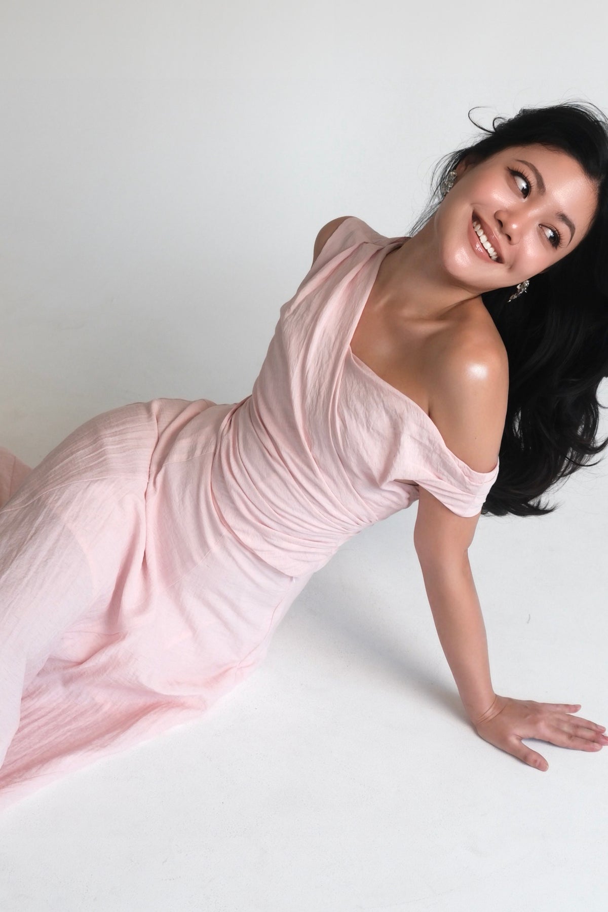 Asymmetric Top Pale Pink