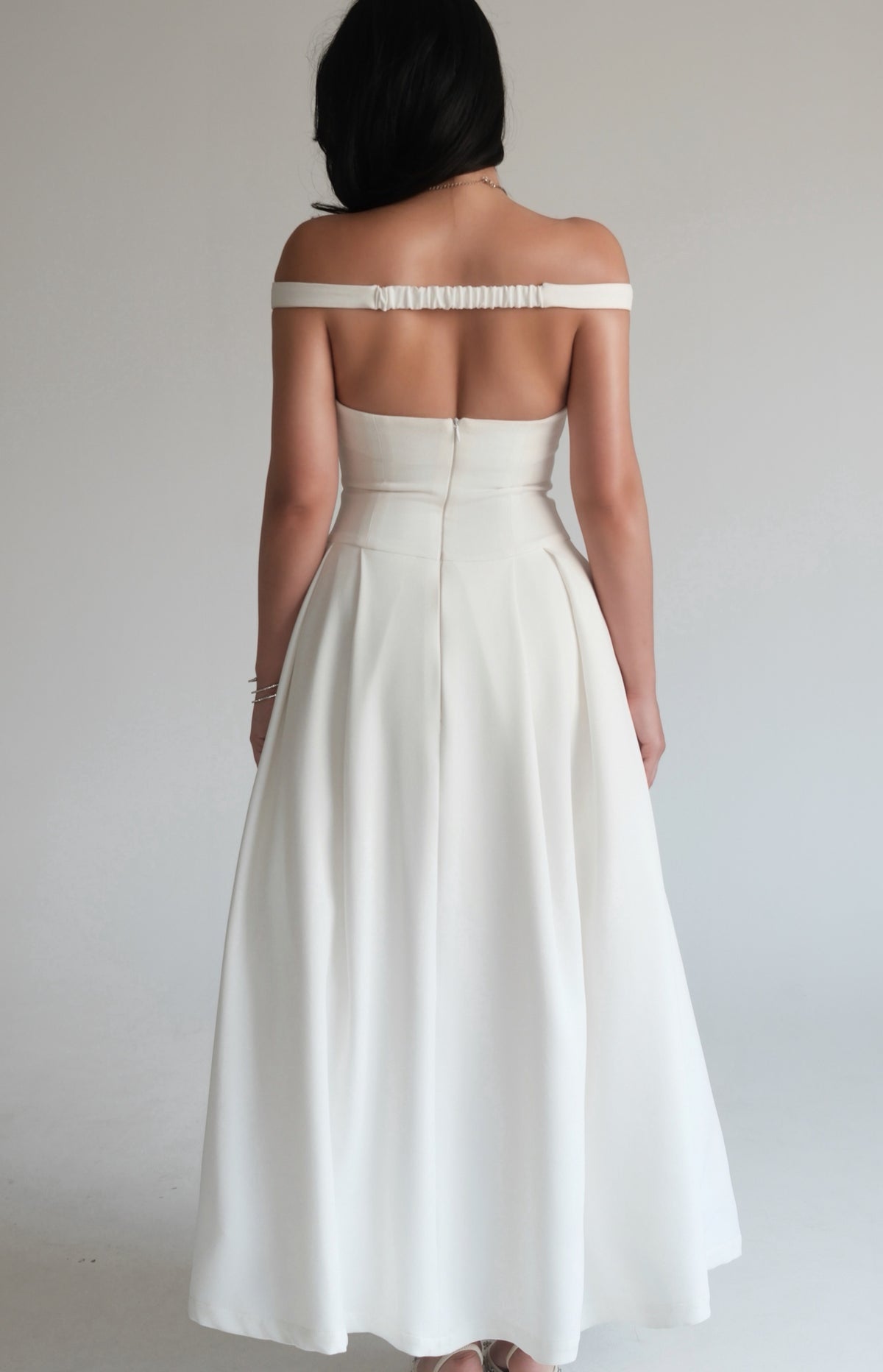 Claudia Maxi Dress White