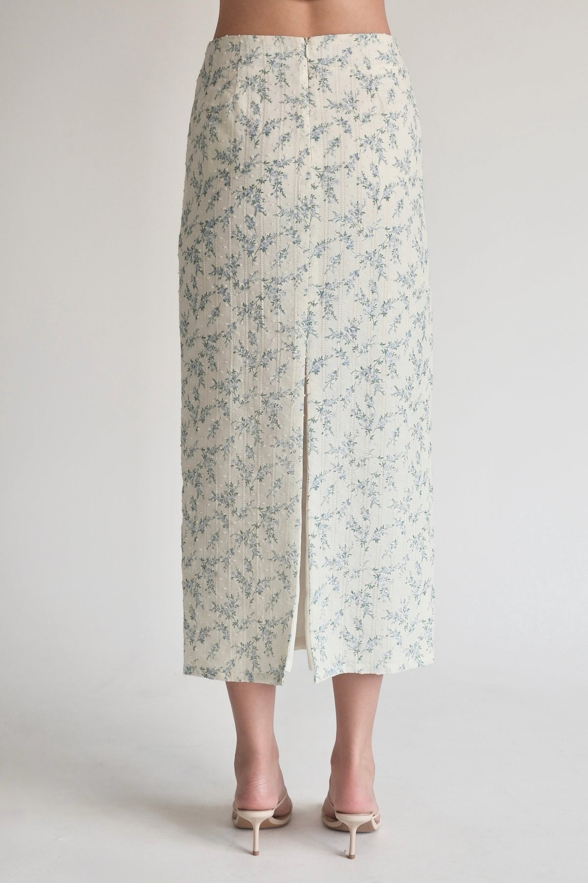 Wildflower Maxi Skirt Blue