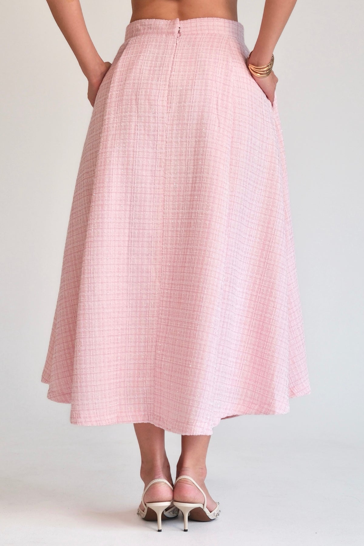 Delphine Maxi Skirt Pink