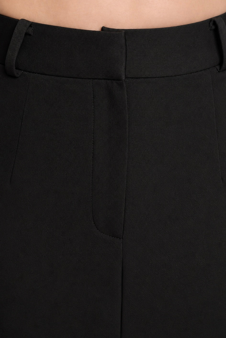 Midi Pencil Skirt Black