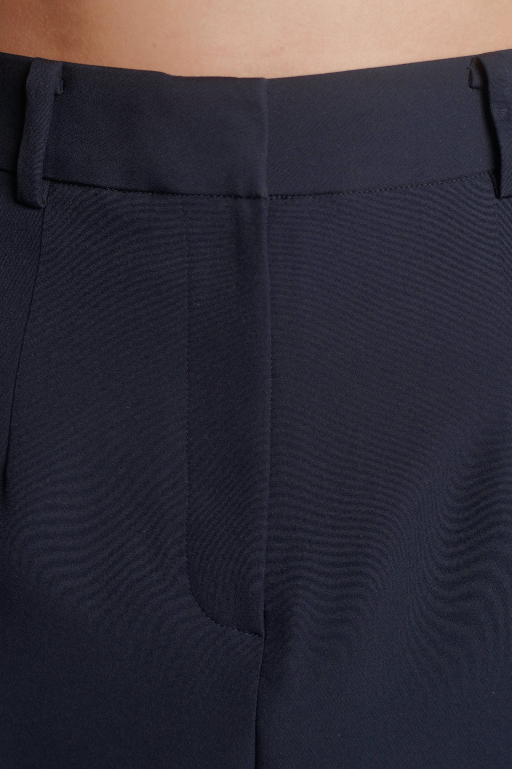 Midi Pencil Skirt Navy