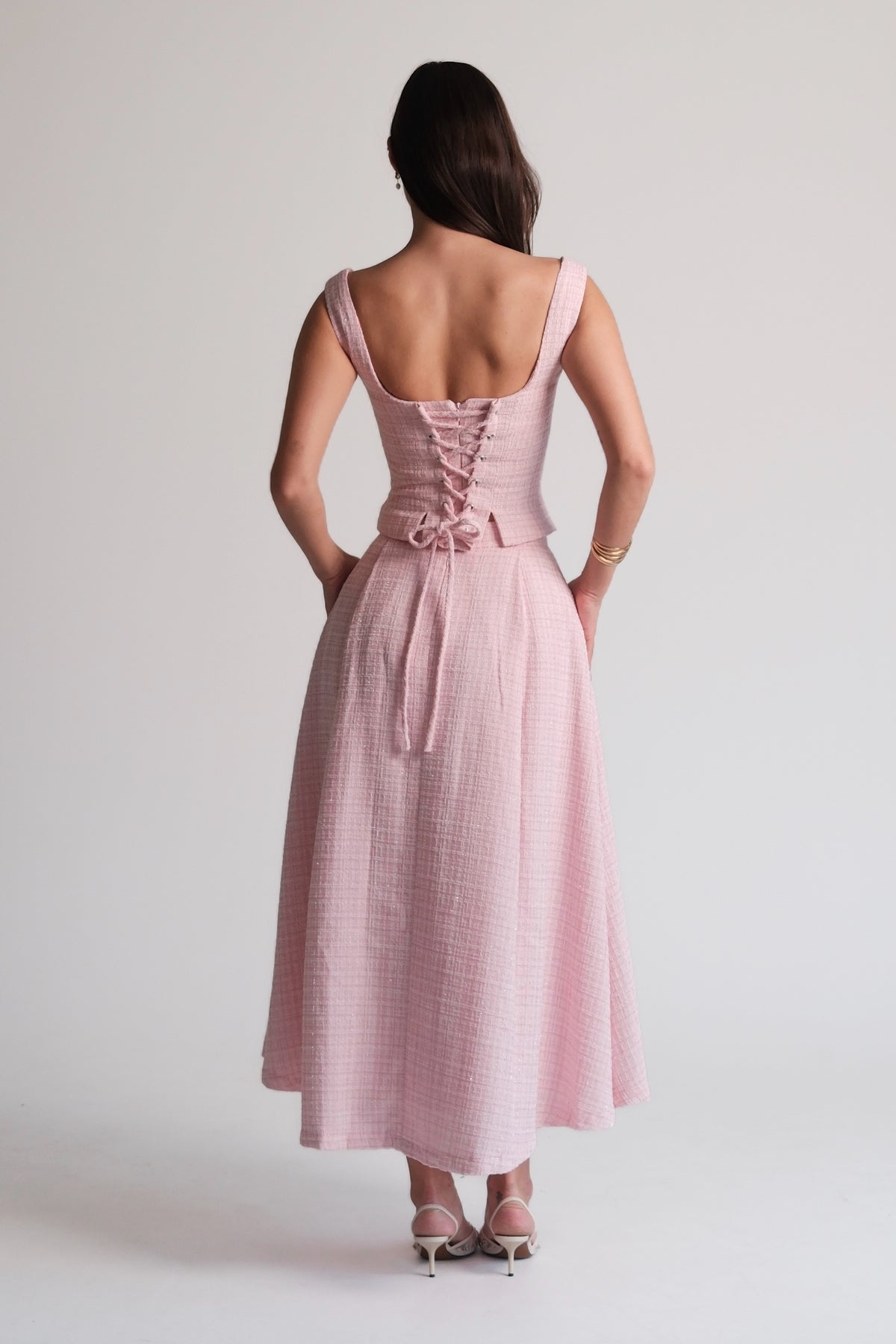 Delphine Corset Top Pink