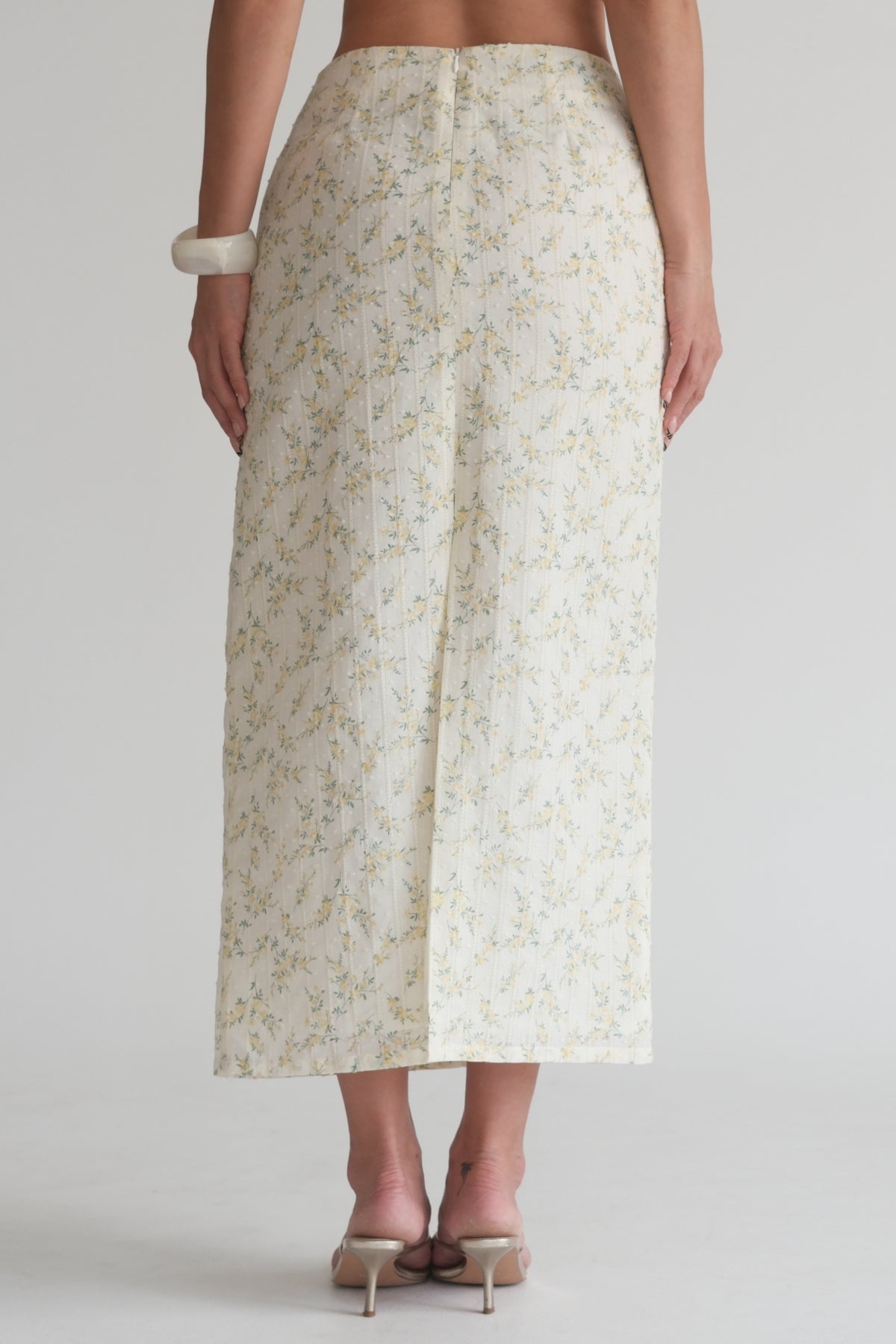 Wildflower Maxi Skirt Yellow