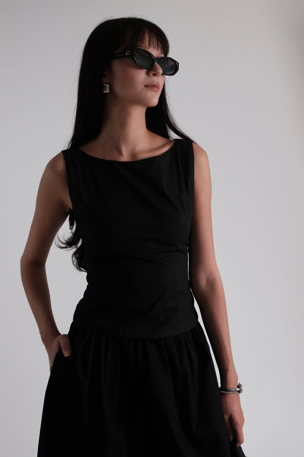 Lady Set - Boat Neck Top & Skirt