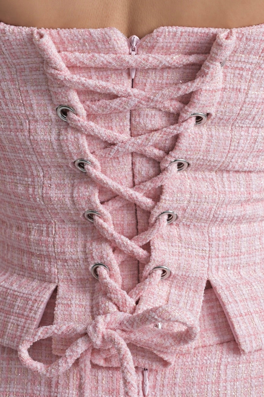 Delphine Corset Top Pink