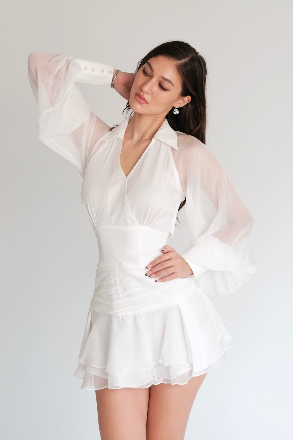 Sylvie Dress White