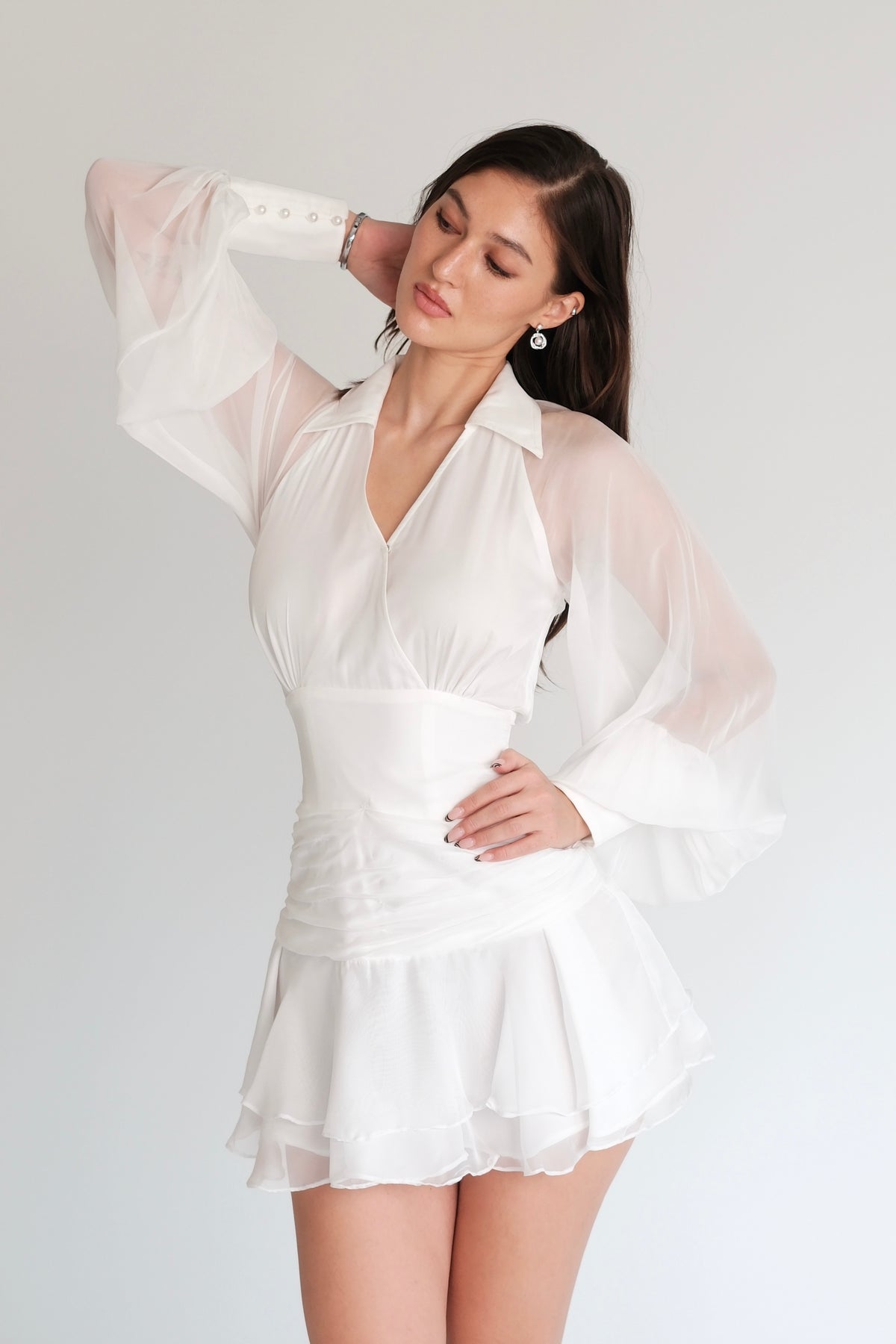 Sylvie Dress White