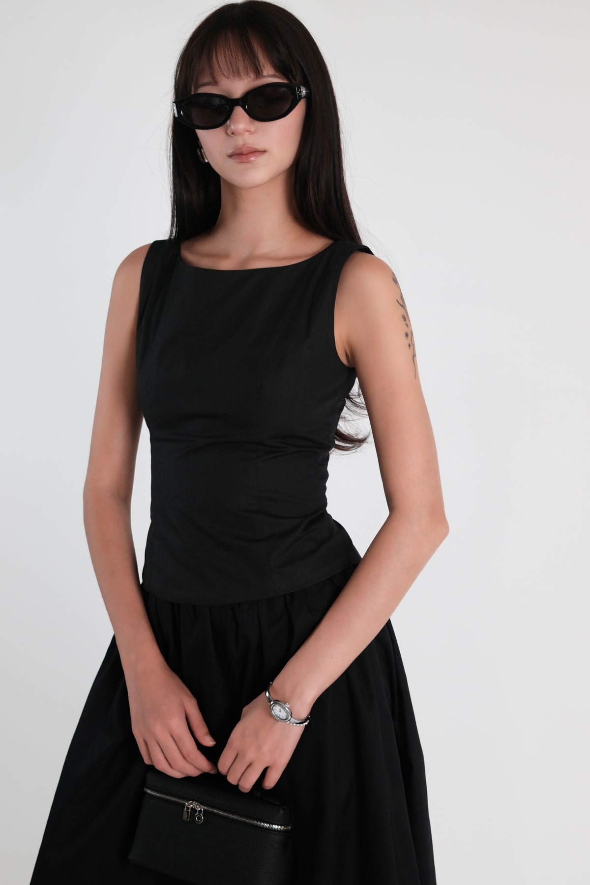 Lady Set - Boat Neck Top & Skirt