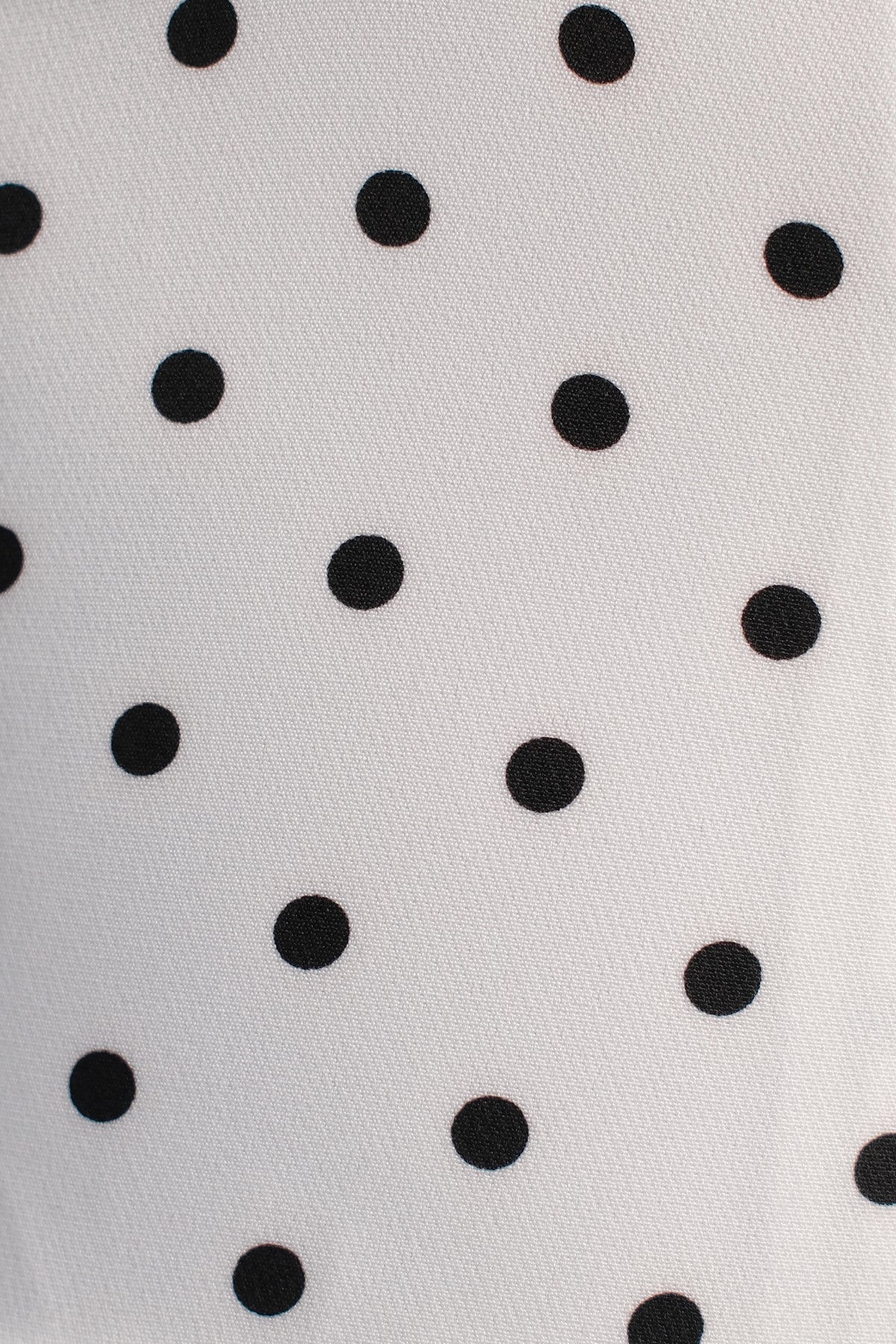 Claudia Maxi Dress Polka Dot - White