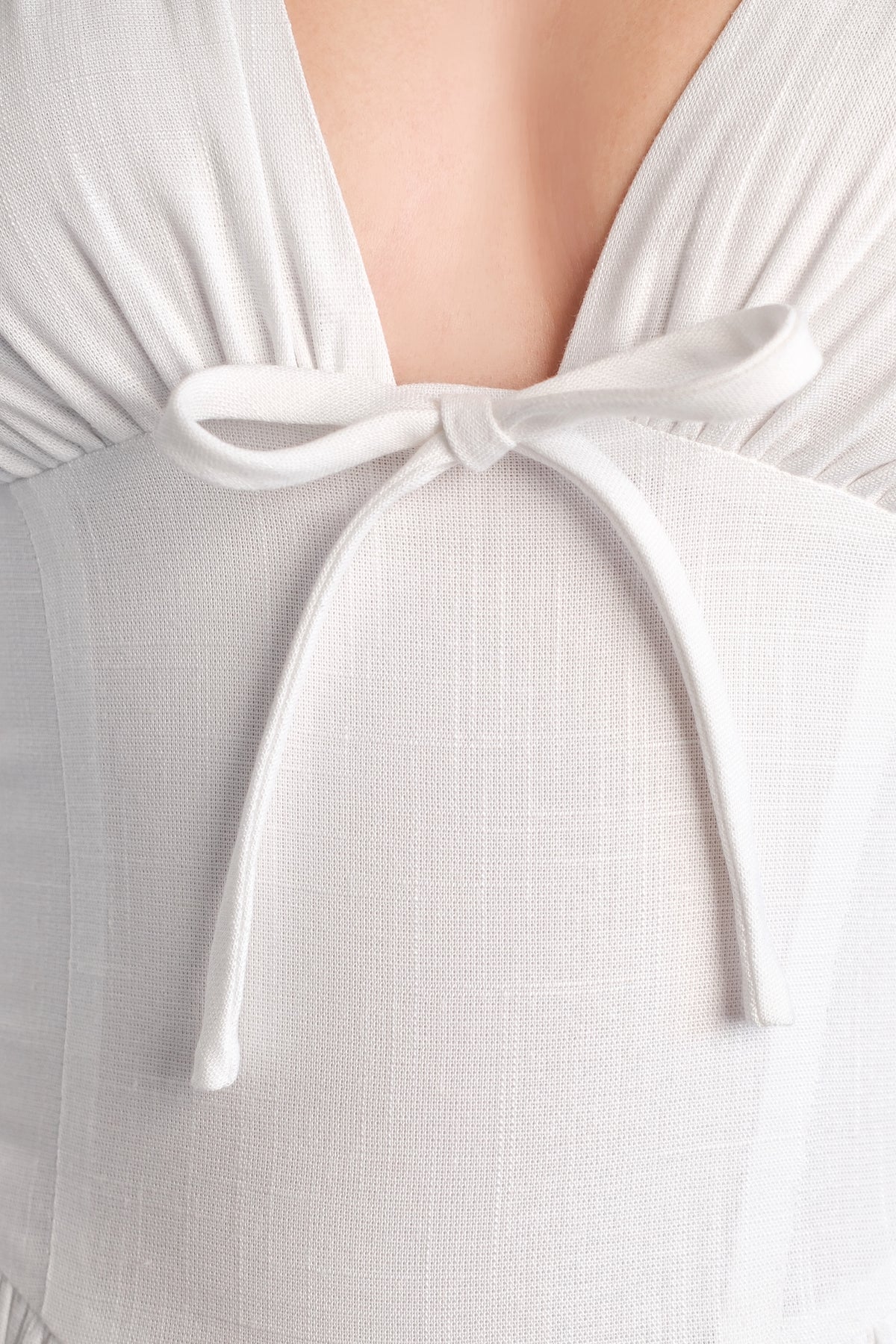Summer Haze Midi Dress White