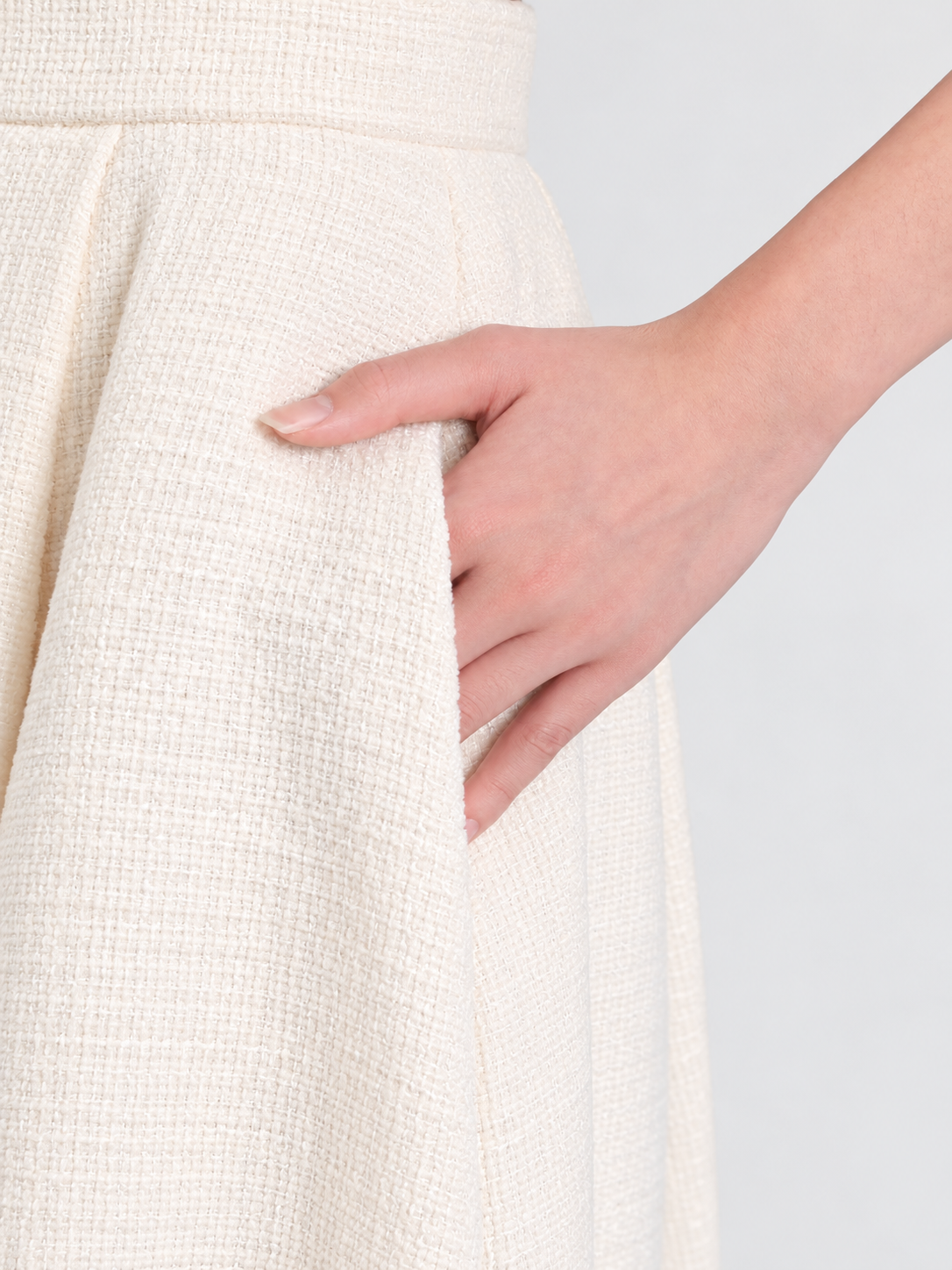 Delphine Maxi Skirt Cream