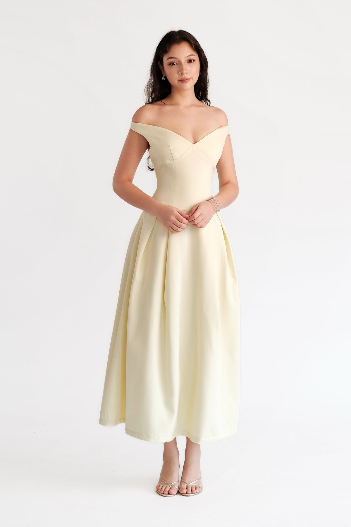 Claudia Maxi Dress Cream