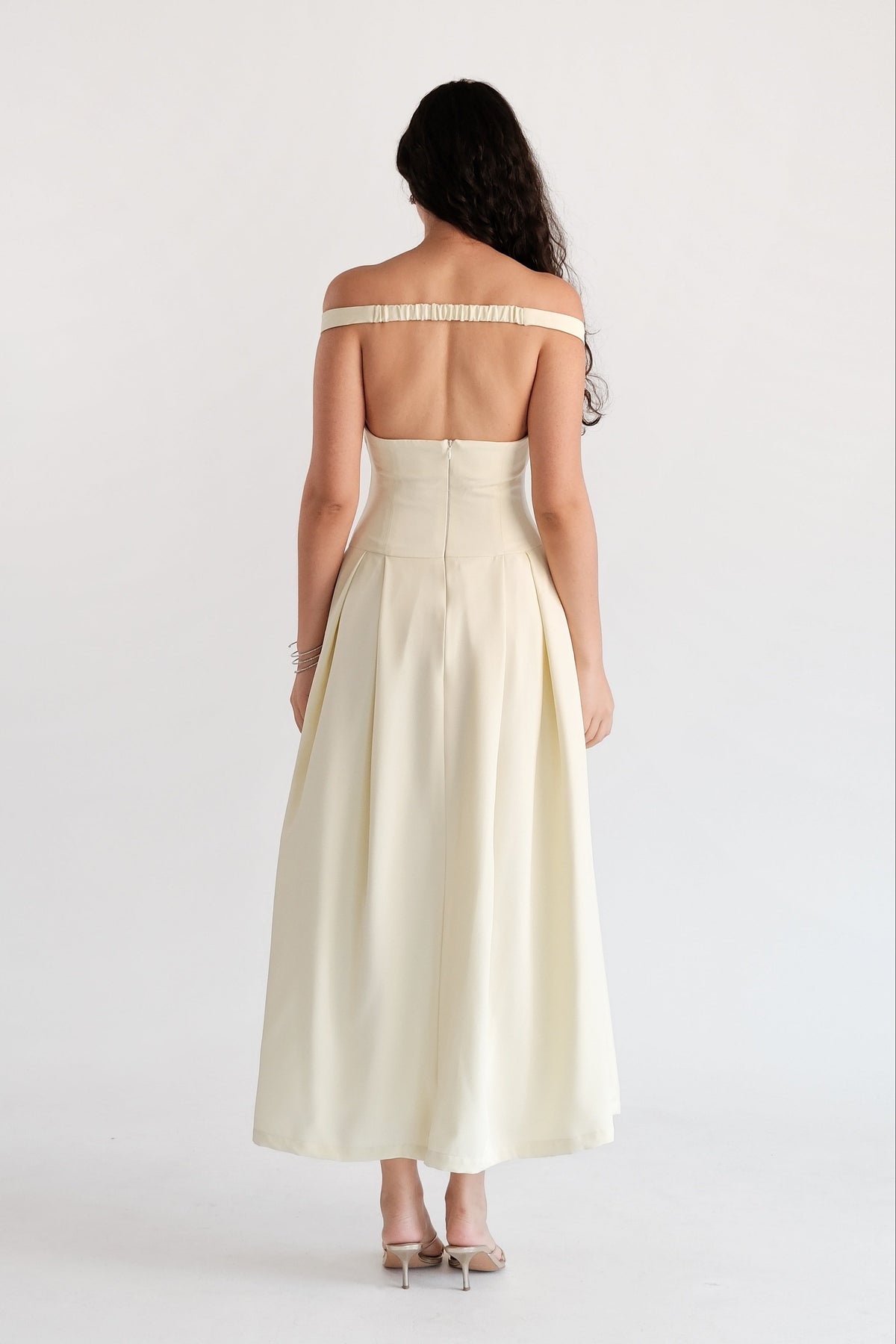 Claudia Maxi Dress Cream
