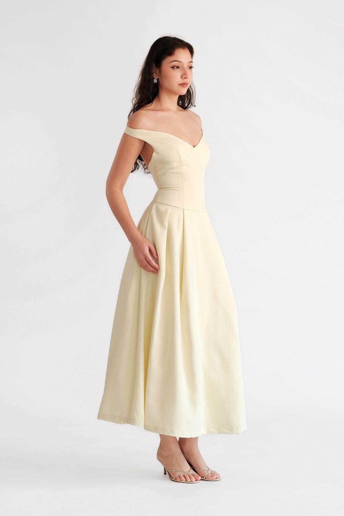 Claudia Maxi Dress Cream