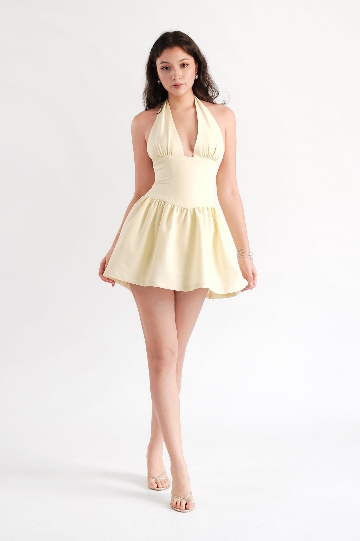 Claudia Mini Dress Cream