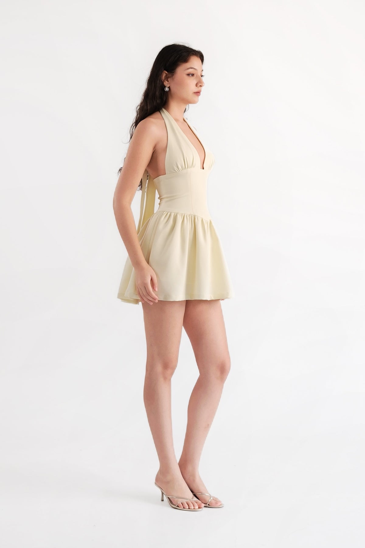 Claudia Mini Dress Cream