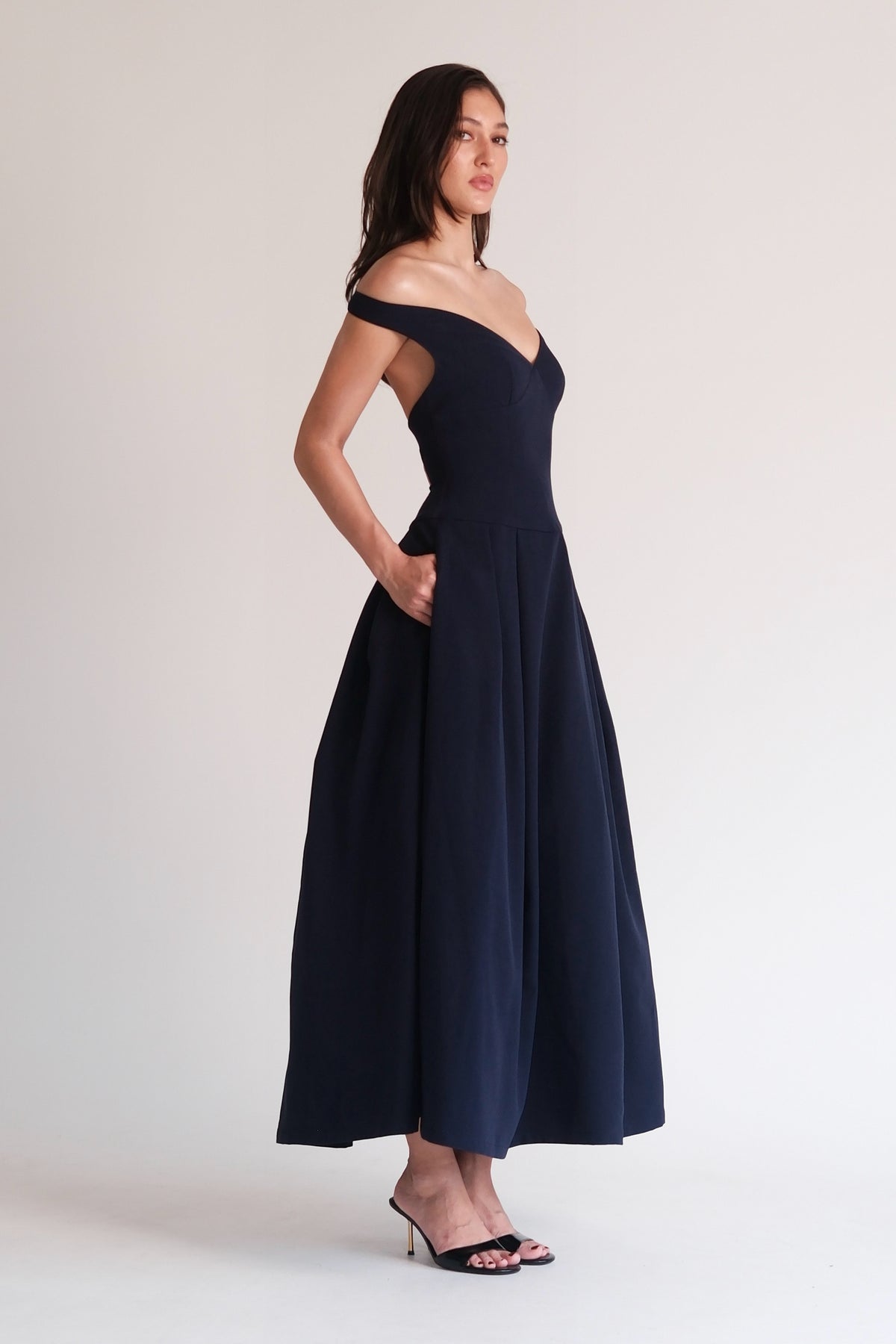 Claudia Maxi Dress Navy