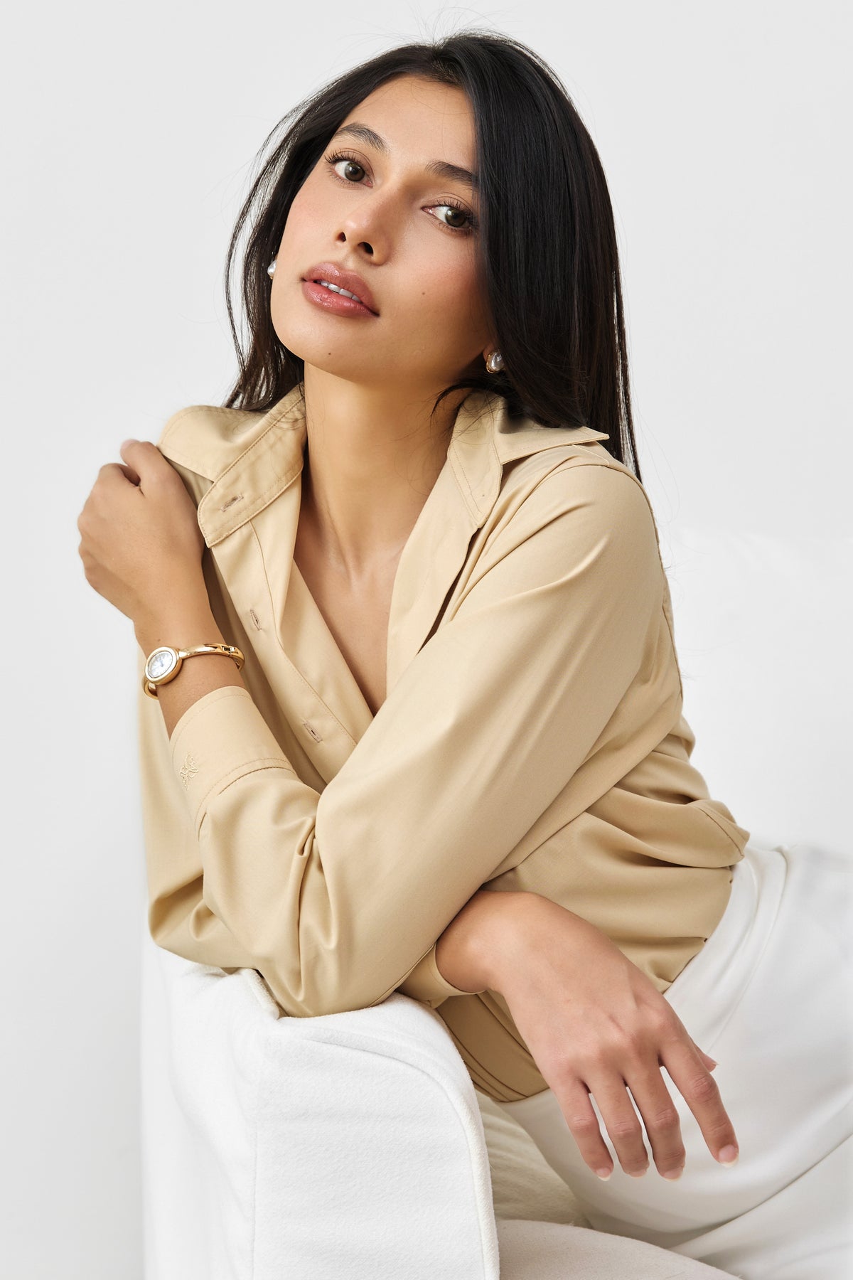 Cotton Shirt Caramel