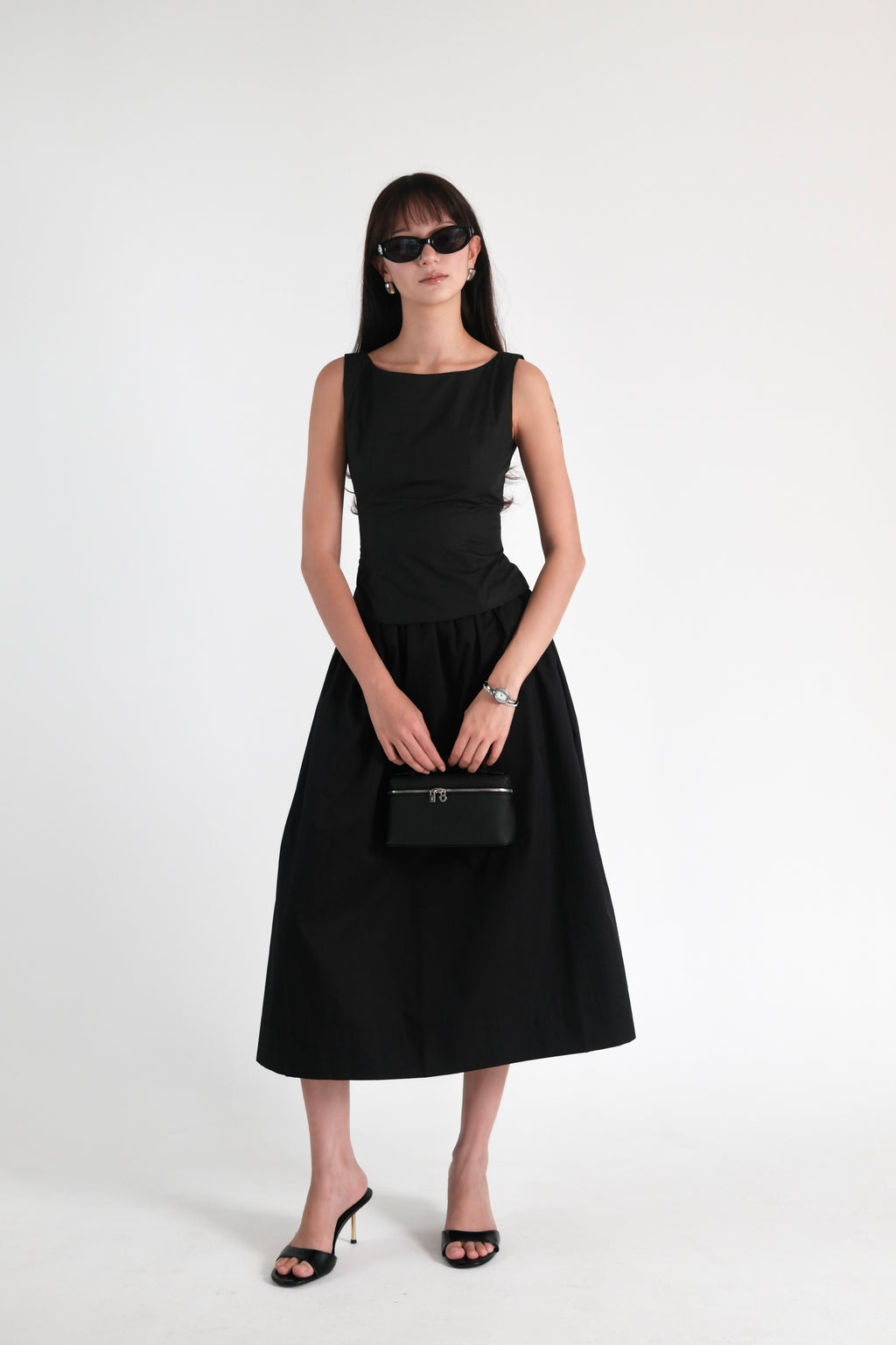 Lady Set - Boat Neck Top & Skirt