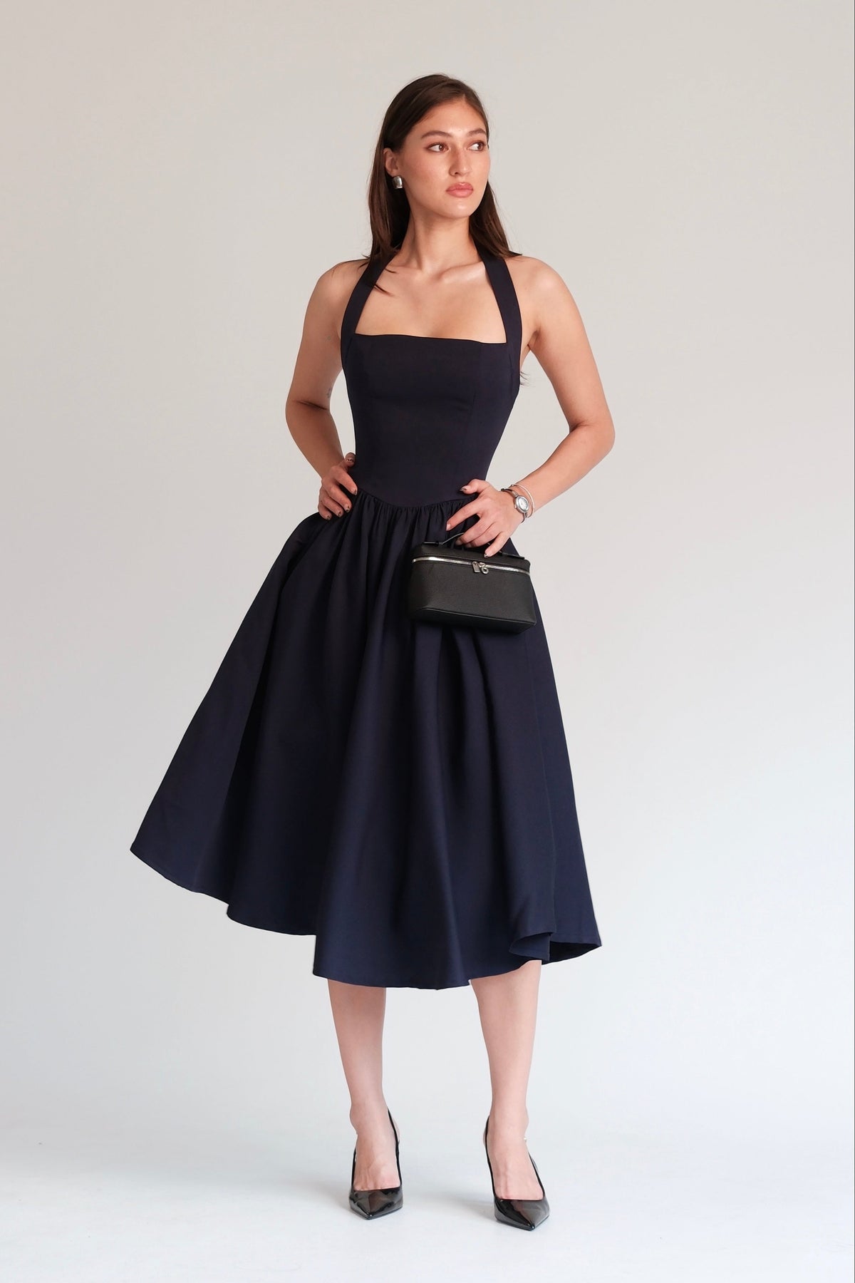 Elodie Maxi Dress Navy