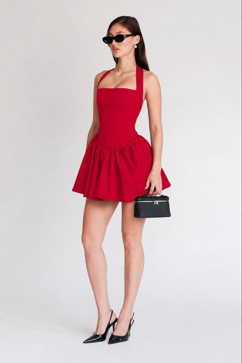 Elodie Mini Dress Red
