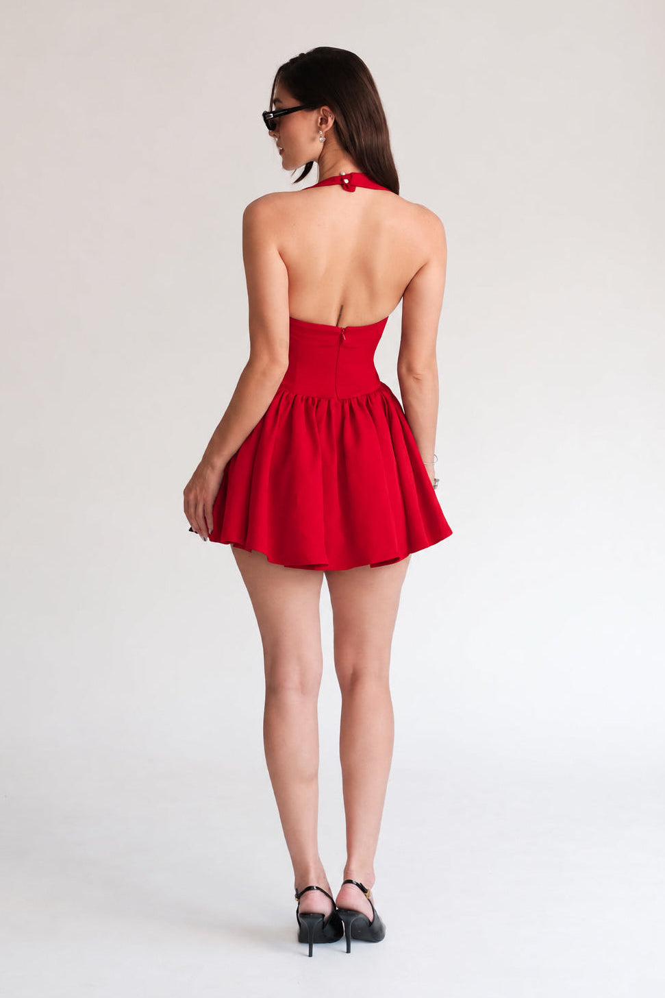 Elodie Mini Dress Red