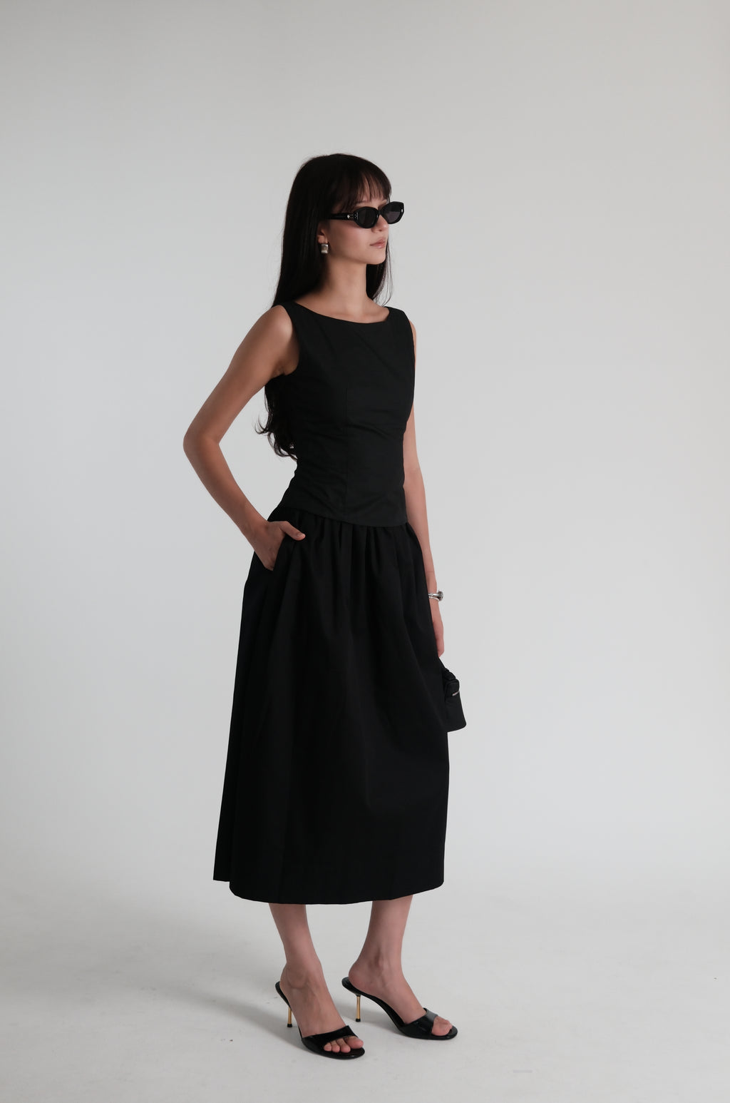 Lady Set - Boat Neck Top & Skirt