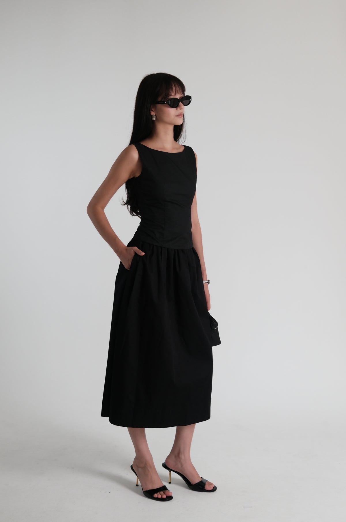 Lady Set - Boat Neck Top & Skirt