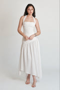 Halter Square Top White