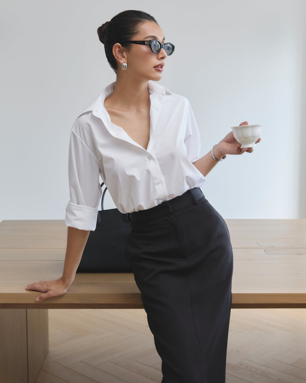 Midi Pencil Skirt