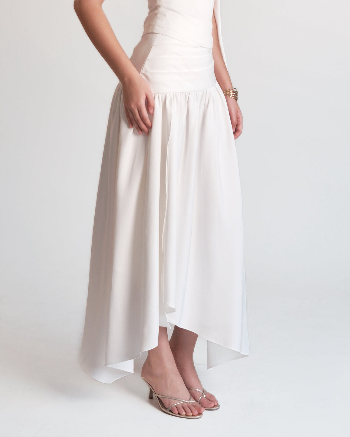 Noelle Skirt White