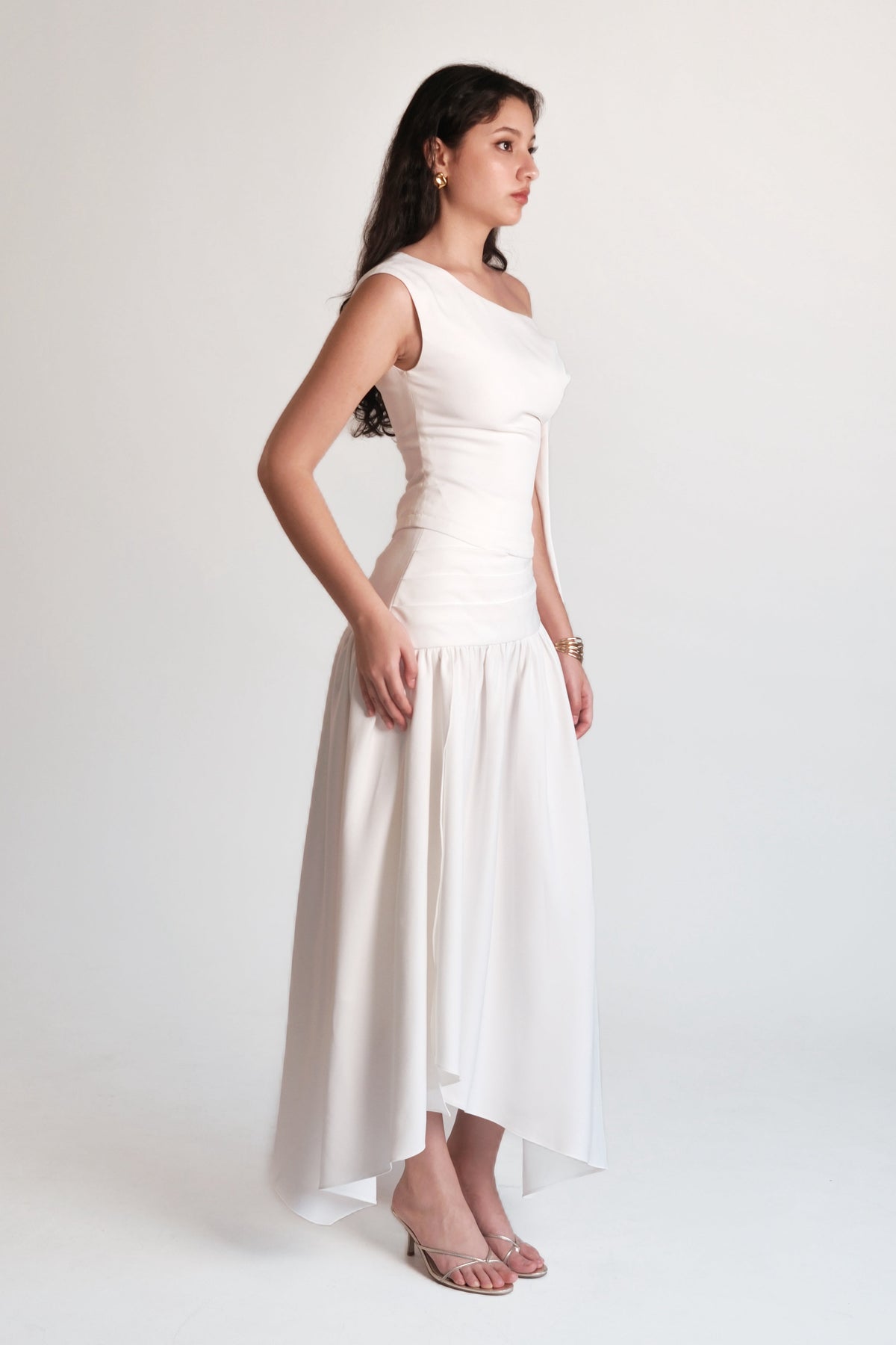 Noelle Bow Top White