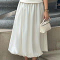 Blair Set - Top & Balloon Skirt in Black by RAVii, handcrafted in Bangkok