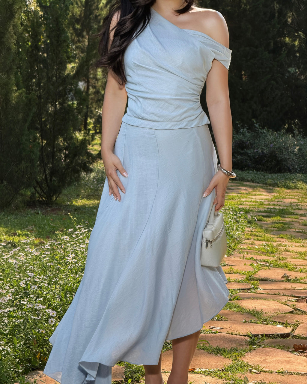 [Pre-Order] Asymmetric Set - Top & Skirt