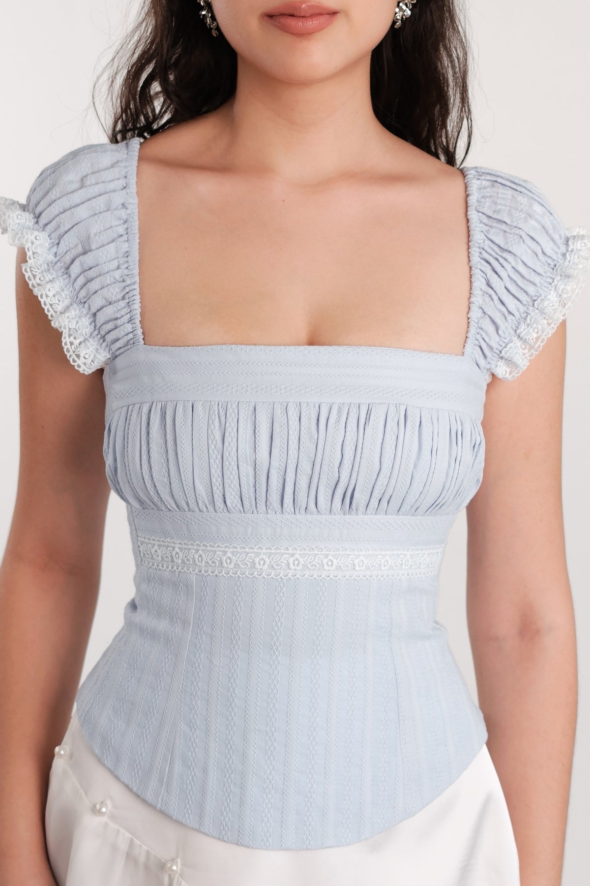 Solene Top Blue