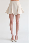 Blair Mini Skirt Cream (Tweed)