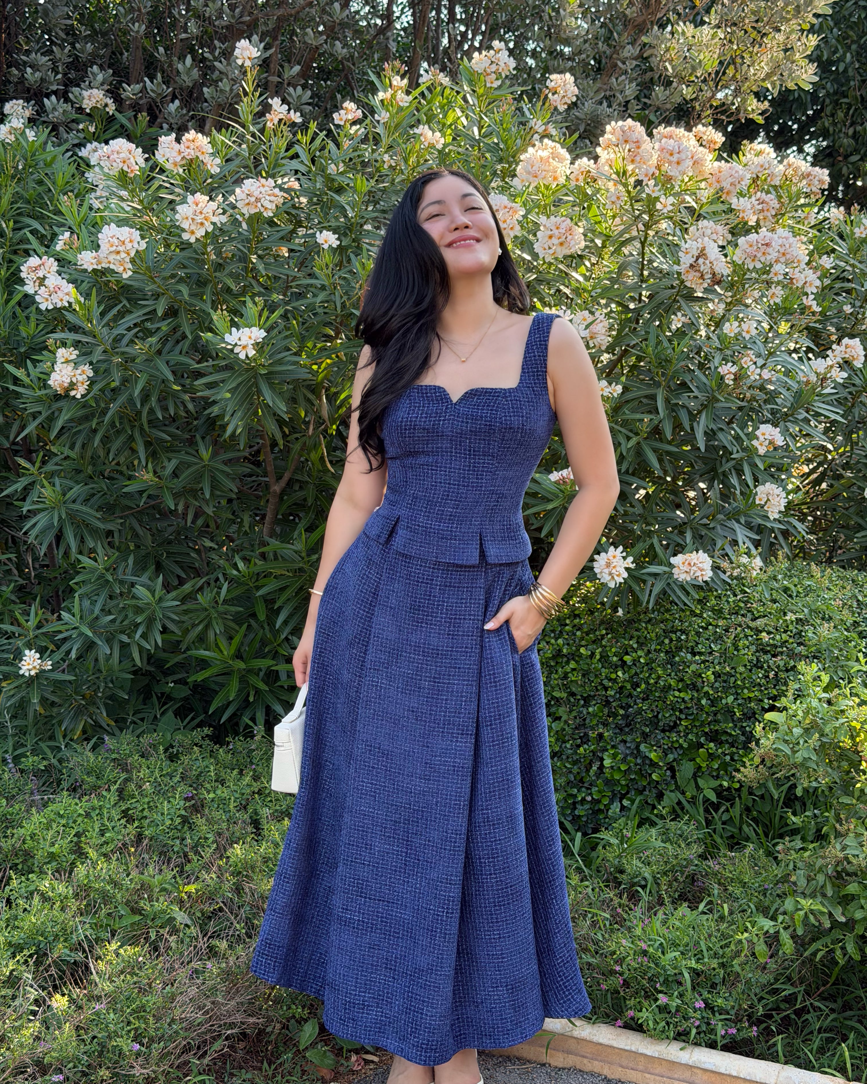 [Pre-Order] Delphine Set - Corset Top & Mini-Maxi Skirt