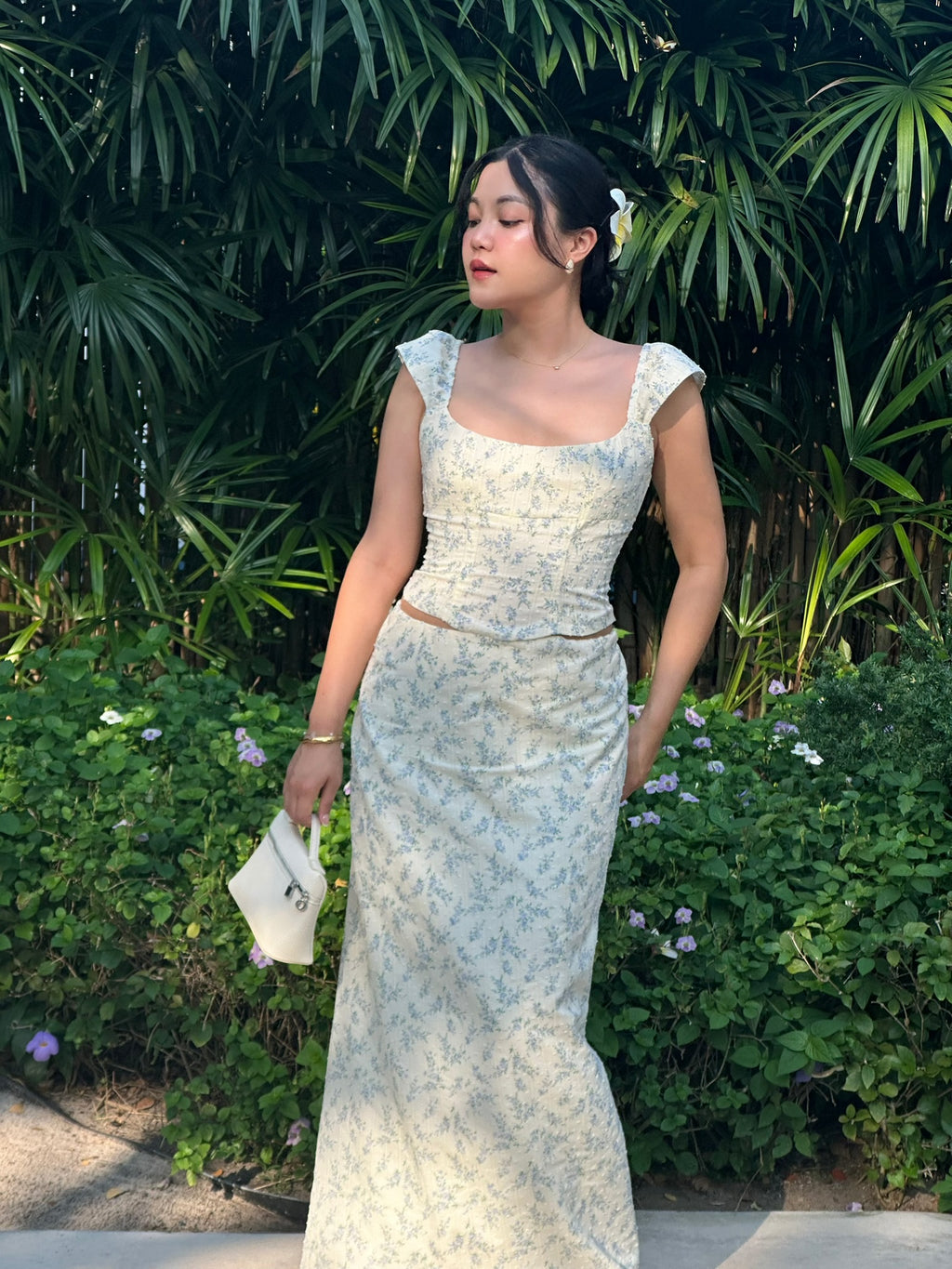 [Pre-Order] Wildflower Set - Top & Maxi Skirt